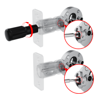 USA Deadbolt smart lock cylinder installation 
