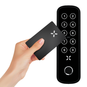 Pairing Nfc Card and Tag - Click for a tutorial video BLACK X xPad+ smart keypad - Biometric access control device with fingerprint, NFC, and Bluetooth connectivity