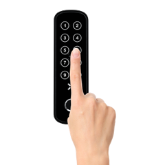 Setting up a Passcode - Click for a tutorial video BLACK X xPad+ smart keypad - Biometric access control device with fingerprint, NFC, and Bluetooth connectivity