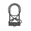Steel security cable with looped ends for bike locking.