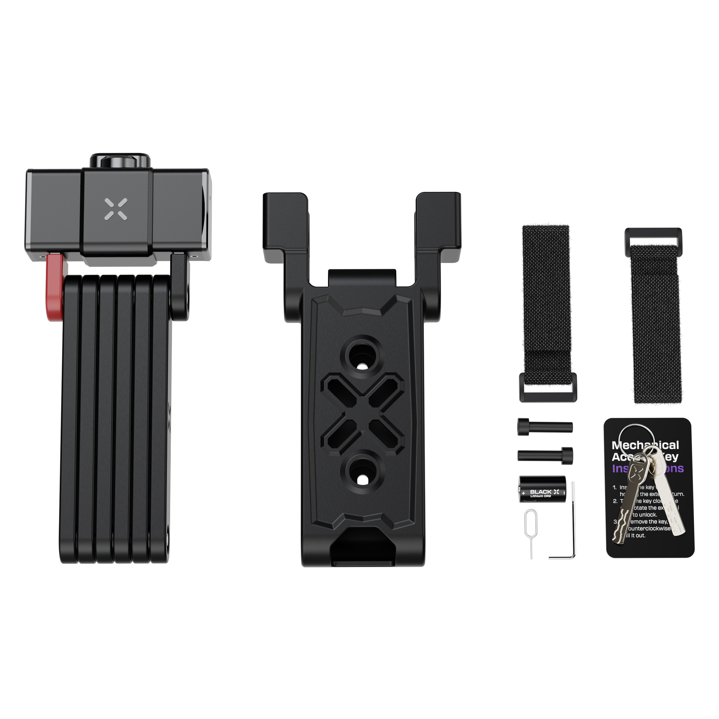 Titan Smart Folding Lock - a compact, smart bike lock with advanced anti-theft technology. Ideal for securing bicycles and electric scooters.