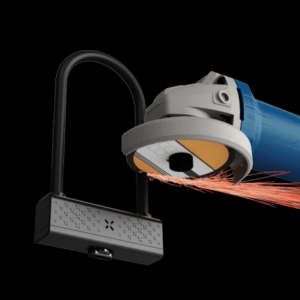 BLACK X Titan RockSolid Smart U-Lock - Angle grinder-resistant smart bike lock