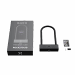BLACK X Titan RockSolid Smart U-Lock - Angle grinder-resistant smart bike lock