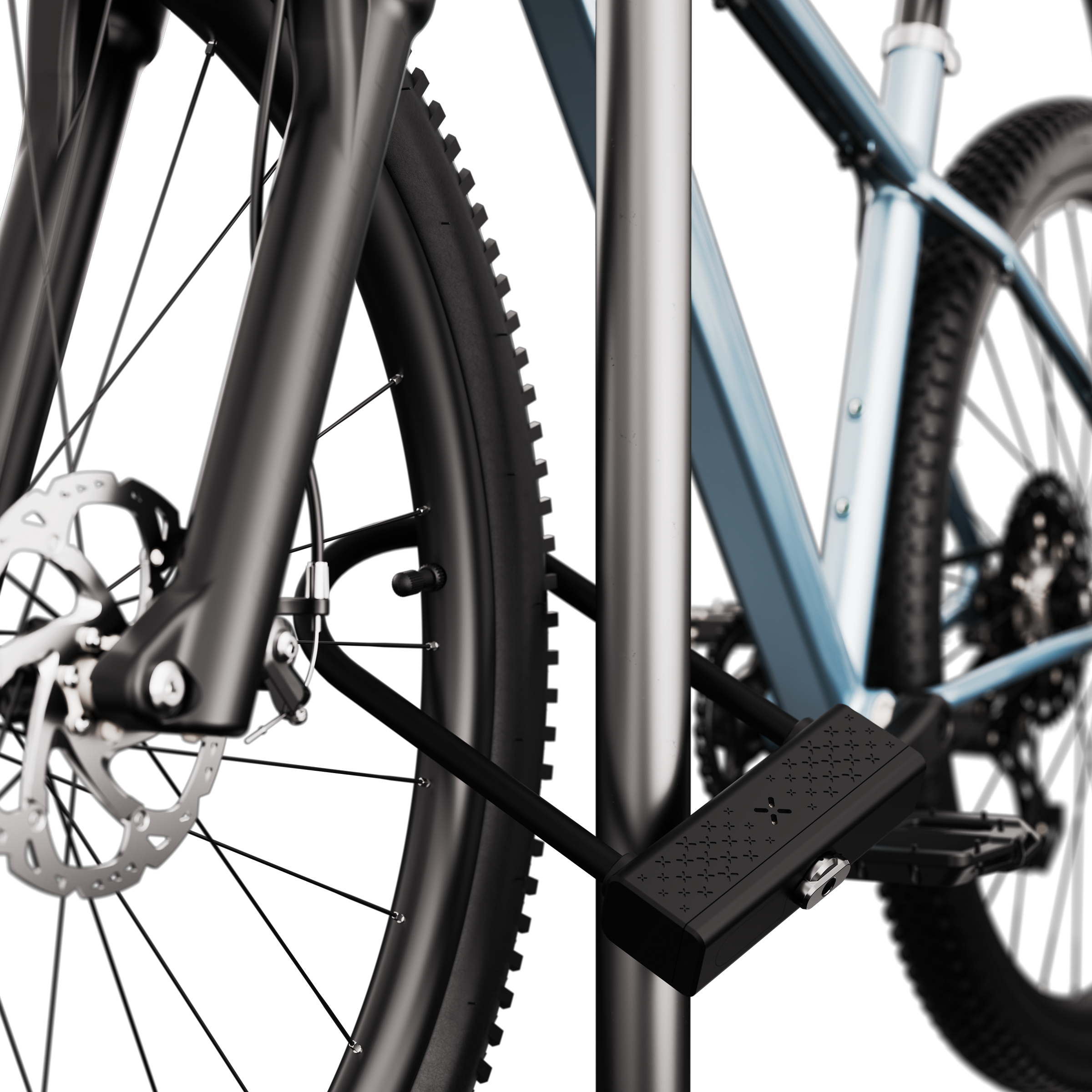 BLACK X Titan RockSolid Smart U-Lock - Angle grinder-resistant smart bike lock